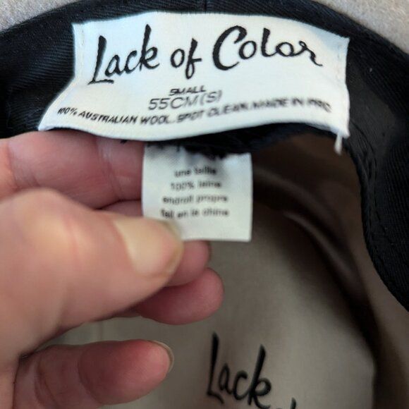 Lack of Color - The Zulu II 2 Rancher Fedora Hat - SZ Small - Sand